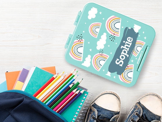 Broodtrommel met naam Thema