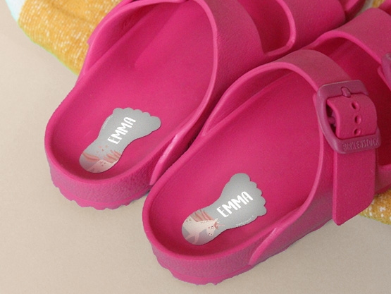 Gepersonaliseerde Schoenlabels