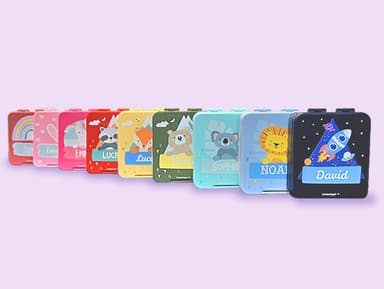 Broodtrommel met naam Thema