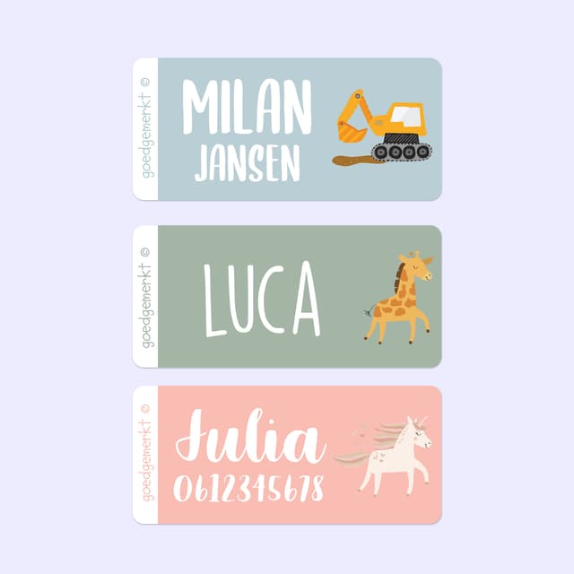 Thema Kledingstickers