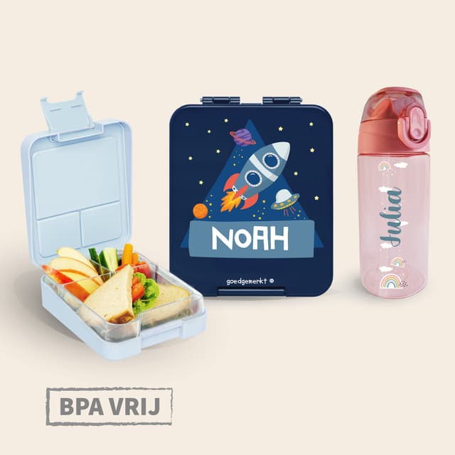 Lunchset – Broodtrommel & Drinkfles