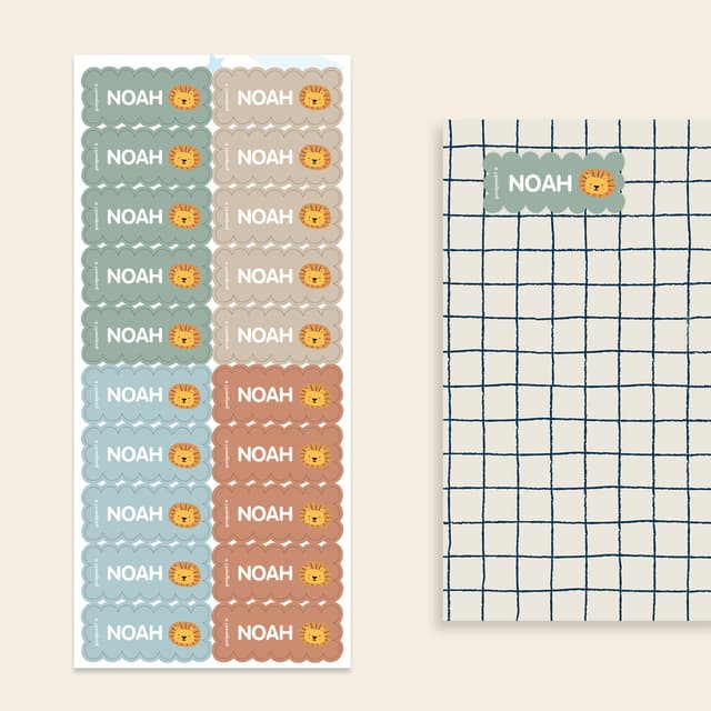Wave Naamstickers