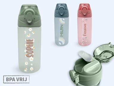 Drinkfles met naam Design