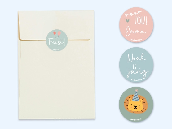 Sluitstickers - Verjaardag