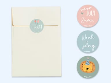 Sluitstickers - Verjaardag