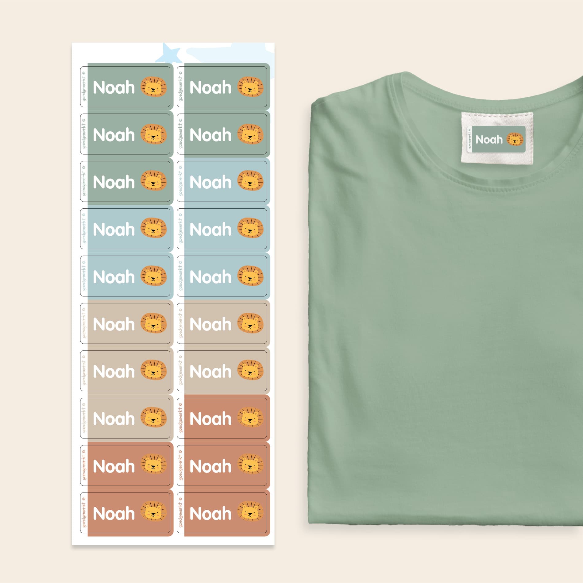 Assortiment Kledingstickers