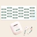 Mini XS Naamstickers